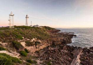 Ben Boyd Green Cape Lighthouse on the Sapphire Coast. (