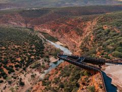 Aerial view of the Kalbarri Skywalk Kalbarri National Park