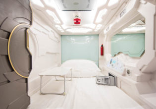 Single pod The Capsule Hotel Sydney