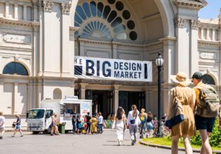 The entrance to the Big Design Market in Melbourne