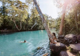 Take a dip at Byfield National Park