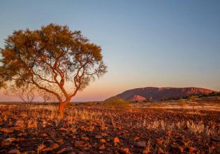 Landscape views of the Golden Outback, Western Australia