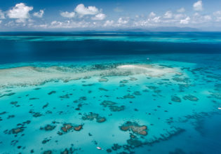 aerial Great Barrier Reef