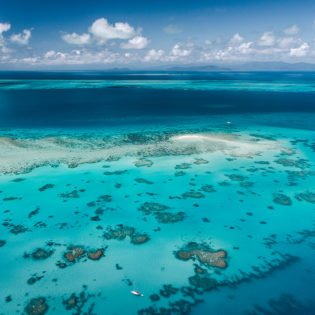 aerial Great Barrier Reef