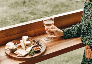 wine and cheese tasting at Bassine Specialty Cheeses