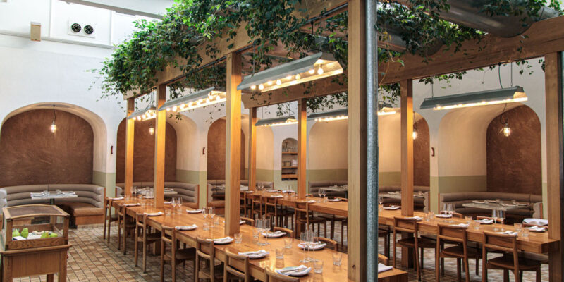 the dining area at Osteria Oggi, Adelaide