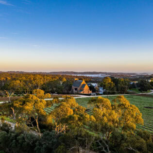 an aerial view of Sevenhill Cellars