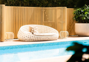 The pool at SKYE Suites Parramatta