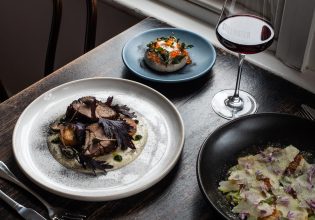 Food at Stillwater restaurant in Launceston.