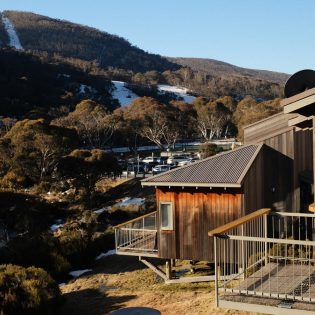a mountainside accommodation at The Cedar Cabin, Thredbo