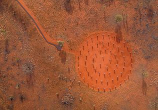 an aerial view of Kings Canyon
