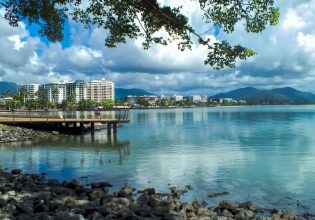 view of Cairns from the Esplanade