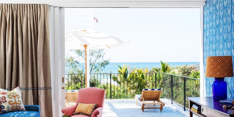 Balcony views Halycon House Guest Room