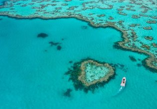 Heart Reef near Hamilton Island