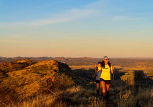 Women hiking Larapinta Trail