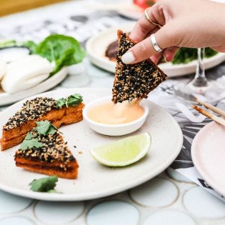 Lightyears Gold Coast Prawn Toast at Burleigh Heads