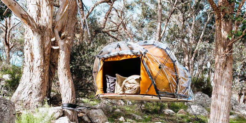 Ann Bugg Suspended Tiny Bubble Tent