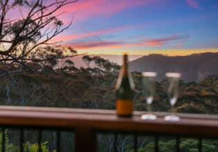 The view from Megalong Lookout Cottage