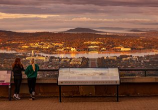 Enjoy the Scenic Lookout from the top of Mount Ainslie