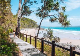 scenic sea views at Noosa National Park