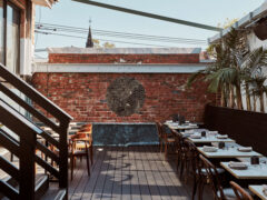 al fresco dining at Rufio, St Kilda