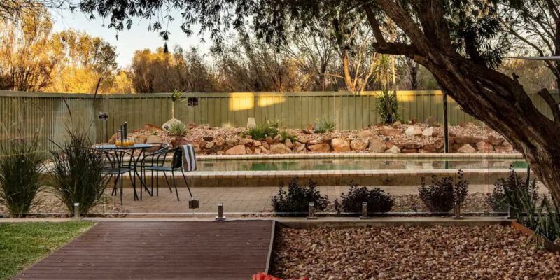 The pool at Sturt Desert Pea