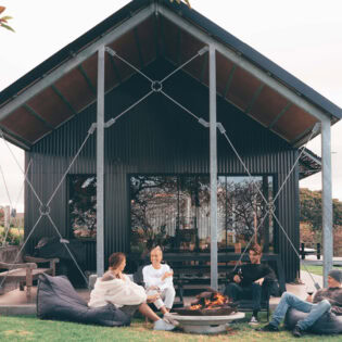 The Shed Gerroa kiama in winter