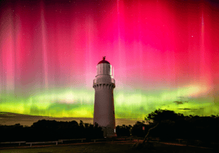 Southern lights in Victoria
