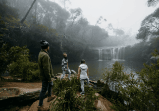 Kangaroo Valley camping at Carrington Falls campground.